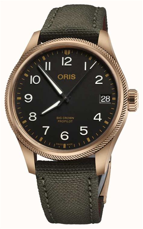 oris propilot bronze case.